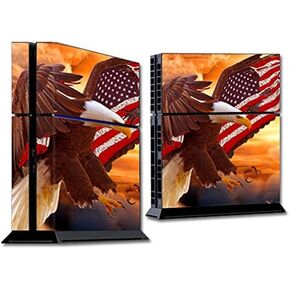 MightySkins Skin Compatible with Sony PS4 Console - Bald Eagle | Protective, Durable, and Unique Vinyl Decal wrap Cover | Easy to Apply, Remove, and Change Styles | Made in The USA