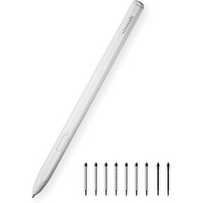 Stylus Pen with 9 Replacement Tips Bundle, Official Marker with Built-in Eraser, Tilt Sensitivity and 4096 Levels of Pressure Sensitivity