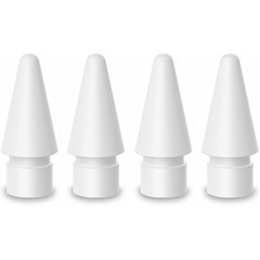 Replacement Tips Compatible with Apple Pencil 2 Gen iPad Pro Pencil - iPencil Nib for iPad Pencil 1 st/Pencil 2 Gen White 4 Pack