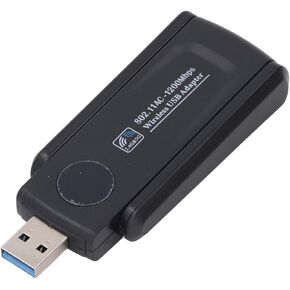 USB Wi Fi Adapter 1200Mbps Speed 2.4G 5G Dual Band USB 3.0 Wire Less Network Adapter for Win 7 8 8.1 10