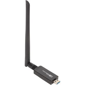 USB Wi Fi Adapter, Dual Band Cordless Network Adapter with USB 3.0 Interface, Support AP Mode, Wi Fi Sharing with Other Devices, for Win XP, Win7, Win 8, Win10