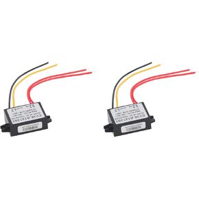 2Pcs Adjustable Voltage Regulator AC to DC Step Down Power Supply Module AC 10‑28V to DC 12V Transformer Reducer Step Down Converter Regulator