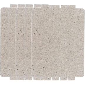 5 Pcs Microwave Oven Parts Waveguide Cover Universal Mica Chip Heat Insulation Microwave Mica Sheet for Microwave Replacement for Kitchen,Restaurant,Office(4.6x3.9Inch)