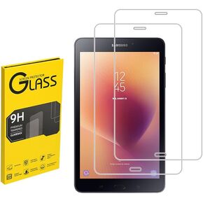 [2 Pack] Tempered Glass Screen Protector Compatible with Samsung TAB A8 2017/ T380/T385/A2S, High Definition Tempered film, 9H Hardness, Anti-scratch, Drop-protection