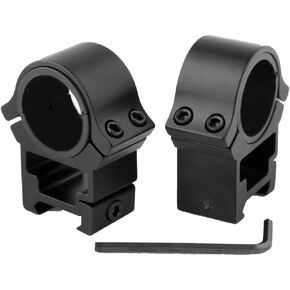 1 Inch High Profile Scope Rings - 1" Scope Mount Picatinny Rail Weaver Scope Rings, Scope Rings Mount