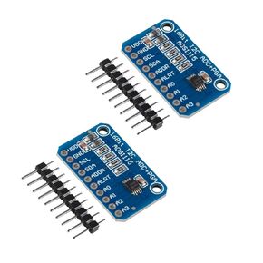 2pcs ADS1115 16 Bit 16 Byte 4 Channel I2C IIC Analog-to-Digital ADC PGA Converter Module with Programmable Gain Amplifier ADC Converter Development