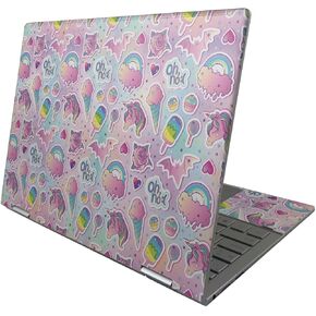 MightySkins Skin Compatible with HP Envy x360 13" (2022) - Unicorn Popsicle | Protective, Durable, and Unique Vinyl Decal wrap Cover | Easy to Apply, Remove, and Change Styles | Made in The USA