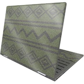 MightySkins Glossy Glitter Skin Compatible with HP Envy x360 13" (2022) - Green Western | Protective, Durable High-Gloss Glitter Finish | Easy to Apply, Remove, and Change Styles | Made in The USA
