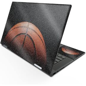 MightySkins Glossy Glitter Skin Compatible with HP Envy x360 15" (2022) - Basketball World | Protective, Durable High-Gloss Glitter Finish | Easy to Apply and Change Styles | Made in The USA