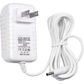 21W Power Adapter Charger for Echo (1st & 2nd Generation), Echo Show (1st Gen), Echo Plus (1st Gen), Fire TV (2nd Gen), Echo Look, Echo Link, 6.5 Feet Power Cord Replacement, White
