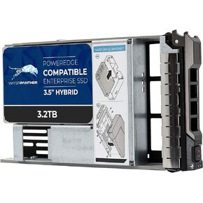 3.2TB 3D TLC SAS-4 SSD 12Gb/s 3.5" Solid State Drive | Hybrid Tray for Dell EMC PowerEdge Servers | Enterprise SSD Compatible with 13G Convert Tray