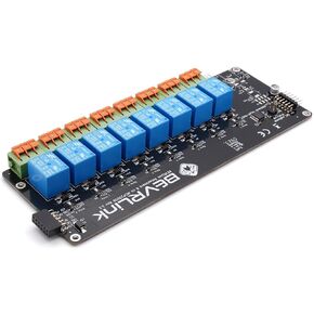 8 Channel V1 Relay Expansion for Raspberry Pi and Other SBCs and Microcontrollers - I2C GPIO (SBC Board or Microcontroller are NOT Included)