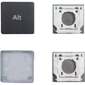 Replacement Alt Keycap Keys and Hinges Compatible for Surface Laptop 3/4/5 13.5/15inch 1867 1868 1872 1873 1950 1951 1952 1953 Keyboard Alt Key Cap (Black)