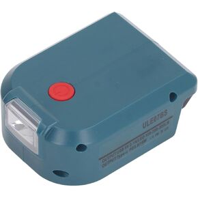Battery Adapter Converter, Battery Adapter with 18W PD3.0 Type C and 5V 2.1A USB Output Ports and LED Light for Bosch 14.4‑18V Batteries