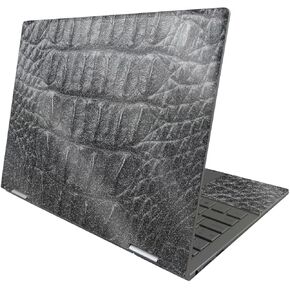 MightySkins Glossy Glitter Skin Compatible with HP Envy x360 13" (2022) - Gator Back | Protective, Durable High-Gloss Glitter Finish | Easy to Apply, Remove, and Change Styles | Made in The USA