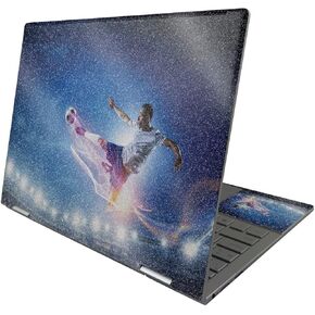 MightySkins Glossy Glitter Skin Compatible with HP Envy x360 13" (2022) - Super Kick | Protective, Durable High-Gloss Glitter Finish | Easy to Apply, Remove, and Change Styles | Made in The USA
