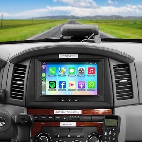 Car Radio Stereo for Dodge Ram1500/2500/3500 (2006-2008), for Chrysler 300 (2005-2007), for Jeep Grand Cherokee/Patriot/Compass, Android 13, 4GB RAM + 64GB ROM CarPlay Screen,Support GPS & Bluetooth