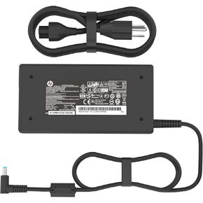 120W AC Charger L41856-001 fit for HP USB-C G5 Dock 5TW10UT HP Envy OMEN 15 17 15-5000 15-5100 710415-001 732811-003 5TW10UT#ABA 19.5V 6.15A Laptop Power Supply Adapter (120w 4.5mm)