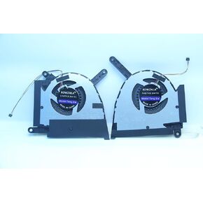 New CPU + GPU Cooling Fan for Asus TUF Dash 15 (2022) FX517 FX517ZM FX517ZM-AS73 FX517ZR FX517ZC RTX3060 RTX3070 FQ1M FQ1L P/N: 13NR0990T01021 13NR0990T02021 DC12V 0.6A Fan