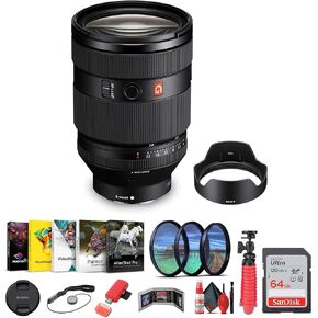 Sony G Master FE 28-70mm f/2 GM Lens E (SEL2870GM) + Sling Backpack + Photography Software + 64GB Memory Card + Lens Filter Kit + Flexible Tripod + Cleaning Kit + Hand Strap + More (Renewed)