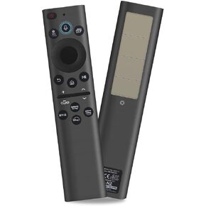 2023 BN59-01385A TM2280E Solar Voice Replacement for Samsung Smart TV Remote Control with Rechargeable Solar Cell, Compatible with Samsung Neo QLED 8K HDR Ultra HD Smart TVs with 4 Shortcut Buttons