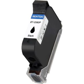 BENTSAI BT-2580P Original Solvent Quick Dry Ink Cartridge Handheld Inkjet Printer BT-HH6105B2/BT-HH6105B3/B10 (Black)