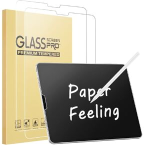 Soke for Paper-feel iPad Pro 12.9 Screen Protector [2 Pack](12.9 Inch, 2022 6th Generation & 2021 5th Gen & 2020 4th Gen &2018 3rd Gen) - Matte Film Anti Glare for Drawing Writing & Note-taking
