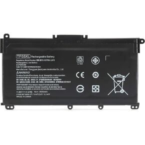 TF03XL 920070-855 Laptop Battery for HP Pavilion - Fit for HP Pavilion X360 14m 14-bf 14-cd 15-cc 15-cd 15-ck 17-ar 15-cc0xx 15-cc1xx 15-cc123cl 15-cd040wm 15-ck0xx 14m-cd0003dx 14-bf050wm 17-ar050wm