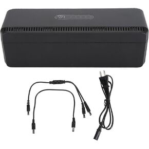 Mini UPS Uninterruptible Power Supply 8800mAh Battery Portable Output for Router, Modem, Camera, Fingerprint Recorder with Multiple Outputs (US Plug)