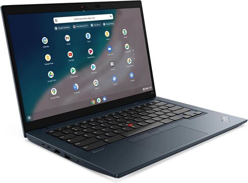 Lenovo ThinkPad C14 14.0" Abyss Blue Chromebook FHD IPS Display (Intel Core i5-1245U vPro, 8GB LPDDR4X, 256GB PCIe SSD, Backlit KYB, WiFi 6E, SD Reader, Bluetooth 5.1, HD Webcam, Chrome OS) in Saudi Arabia