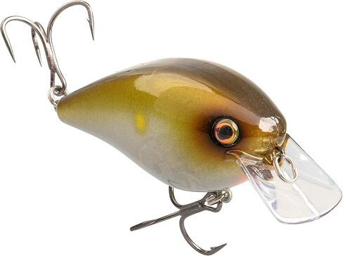 Strike King (HCKVD1.5E-355) KVD Elite 1.5 SquareBill ، Crankbait الضحل ، عمل صامت صامت ، 3/8 أونصة ، الغطس من 3 إلى 6 أقدام ، حجم 4 Mustad Triple Treble Hooks ، Mirage Ayu in Kuwait