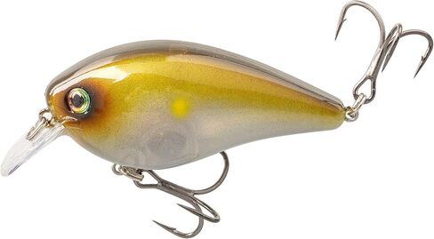 Strike King (HCKVD1.5E-355) KVD Elite 1.5 SquareBill ، Crankbait الضحل ، عمل صامت صامت ، 3/8 أونصة ، الغطس من 3 إلى 6 أقدام ، حجم 4 Mustad Triple Treble Hooks ، Mirage Ayu in Kuwait