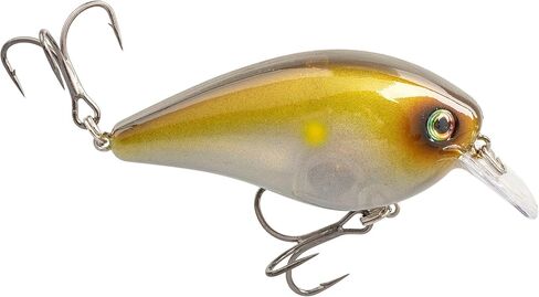 Strike King (HCKVD1.5E-355) KVD Elite 1.5 SquareBill ، Crankbait الضحل ، عمل صامت صامت ، 3/8 أونصة ، الغطس من 3 إلى 6 أقدام ، حجم 4 Mustad Triple Treble Hooks ، Mirage Ayu in Kuwait