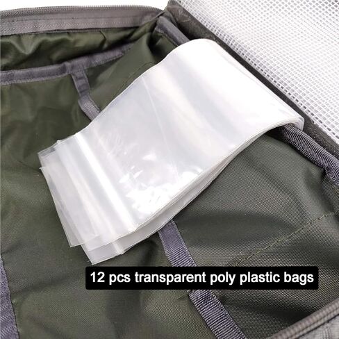 Aventik Fly Tying Bag Multiple Pockets High Capacity Fly Tying Materials Storage (Large Multiple Pockets) in Saudi Arabia