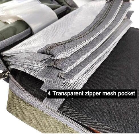 Aventik Fly Tying Bag Multiple Pockets High Capacity Fly Tying Materials Storage (Large Multiple Pockets) in Saudi Arabia