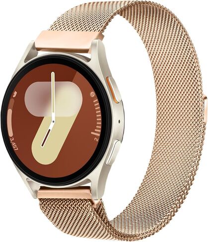 Metal Bands Compatible with Samsung Galaxy Watch 7 Band 40mm 44mm, Galaxy Watch FE Bands 40mm, 20mm Watch Band Stainless Steel Wristbands Strap for Galaxy Watch 7 6 5 5 Pro Women Men in Kuwait