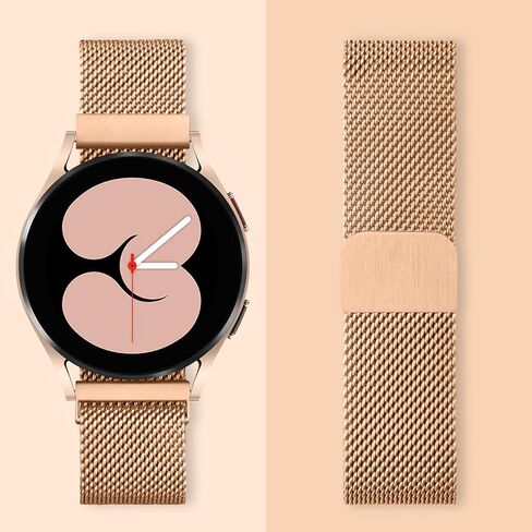 Metal Bands Compatible with Samsung Galaxy Watch 7 Band 40mm 44mm, Galaxy Watch FE Bands 40mm, 20mm Watch Band Stainless Steel Wristbands Strap for Galaxy Watch 7 6 5 5 Pro Women Men in Kuwait