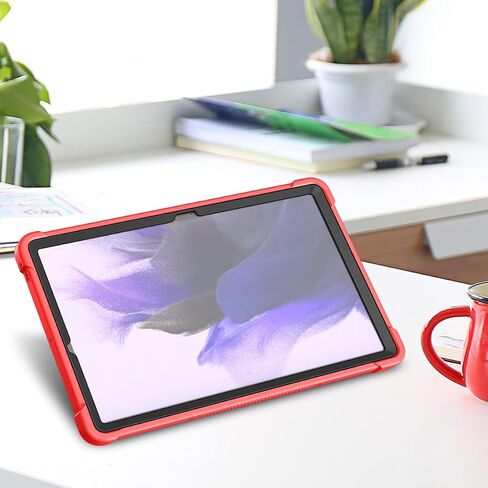 Dteck Galaxy Tab S8 Plus 2022/S7 FE 2021/S7 Plus 2020 12.4" Tablet Case,PU Leather Folio Stand Smart Cases with S Pen Holder for Samsung Galaxy Tab S8+/S7 FE/S7+,Dog King in Kuwait