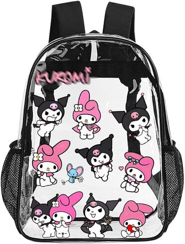 Kawaii Clear Backpack Heavy Duty See Through Cute Backpacks Large Clear Bag for Concert Work Security Travel Festival in Saudi Arabia