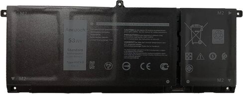 H5CKD PLAPTOP BATTERY استبدال Dell Vostro 5300 5401 5501 Latitude 3410 3510 لـ Inspiron 5300 5401 5408 5501 5508 5400 7405 7300 7500 2-in-1 Silver 07T8CD in Kuwait