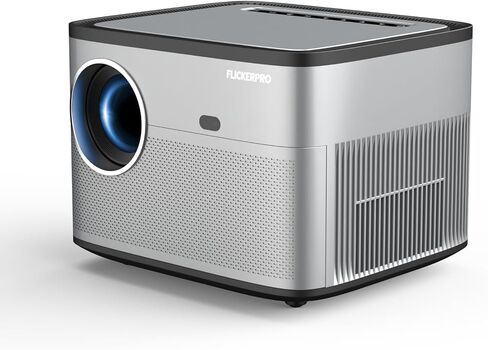 [Auto Focus & Auto Keystone] Flickerpro H88 4K Projector و WiFi6 و BT5 و Smart Android و 700 ANSI و 3D Movie Projector و Support Outdoor Projector Support USB/HDMI/PC/TV/Game Console للأفلام ومقاطع الفيديو in Saudi Arabia