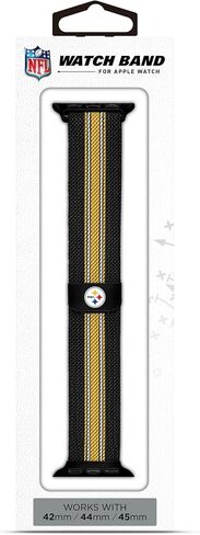 ترتفع NFL شريط الفولاذ المقاوم للصدأ متوافق مع Apple Watch | فرقة ساعة الإغلاق المغناطيسي in Kuwait