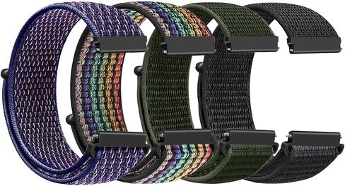 Sport Loop Nylon Band18mm 19mm 20mm 22mm Watch Band Quick Equire ، Fabric Fabric Nylon Admble Rugged Velcro Presection Strap for Men Women in Saudi Arabia