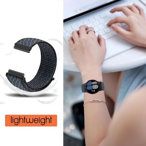 Sport Loop Nylon Band18mm 19mm 20mm 22mm Watch Band Quick Equire ، Fabric Fabric Nylon Admble Rugged Velcro Presection Strap for Men Women in Saudi Arabia