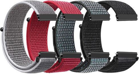 Sport Loop Nylon Band18mm 19mm 20mm 22mm Watch Band Quick Equire ، Fabric Fabric Nylon Admble Rugged Velcro Presection Strap for Men Women in Saudi Arabia