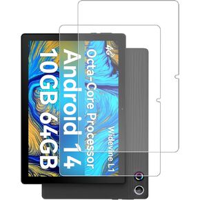 Screen Protector for Eksvefot A10 Android 14 Tablet 10 inch 2024,Tempered Glass Film Anti-Scratch High Touch Sensitivity,2 Pack.