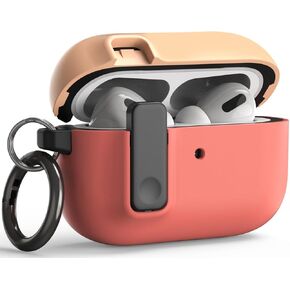 VRS Design Modern Lock Airpods Pro Case for Apple Airpods Pro 2nd Generation & 1st Generation (2023/2022/2019) (Sand Stone) [US Patent Registered]