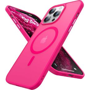 Magnetic for iPhone 13 Pro Max Case [Compatible with MagSafe] [10FT Military Grade Drop Tested] Slim Translucent Matte Case for iPhone 13 Pro Max Phone Case, Deep Green(6.7")
