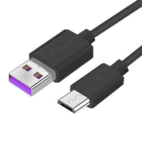 USB Charger Charging Cable Cord [Micro-USB, 5 ft] Fast Charge for Wireless Bluetooth Speakers Headphone Headset Earphone, and More