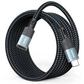 USB C Extension Cable 10Ft Long, 100W Charging & 10Gbps Data Transfer & 4K@60Hz Video Type C Male to USB-C Female Cable Extender USBC Cord for iPhone16/15, PC, Laptop, TV, Portable Monitor, Gamepad